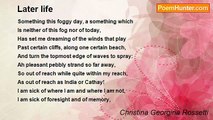 Christina Georgina Rossetti - Later life