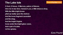 Ezra Pound - The Lake Isle