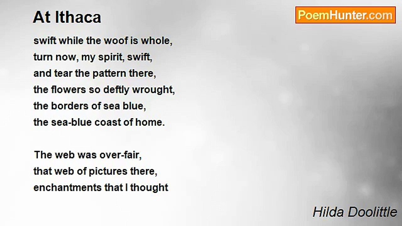 Hilda Doolittle - At Ithaca