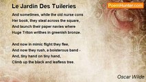 Oscar Wilde - Le Jardin Des Tuileries
