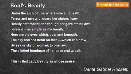 Dante Gabriel Rossetti - Soul's Beauty