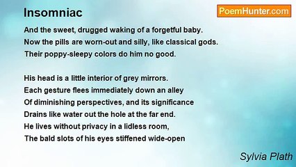 Sylvia Plath - Insomniac