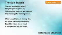 Robert Louis Stevenson - The Sun Travels