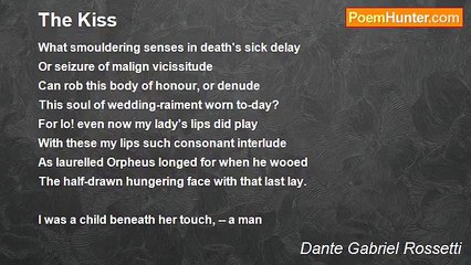 Dante Gabriel Rossetti - The Kiss