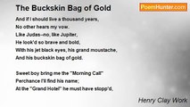 Henry Clay Work - The Buckskin Bag of Gold