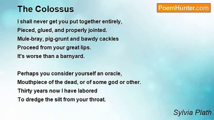 Sylvia Plath - The Colossus