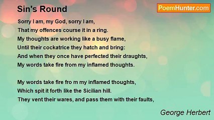 George Herbert - Sin's Round