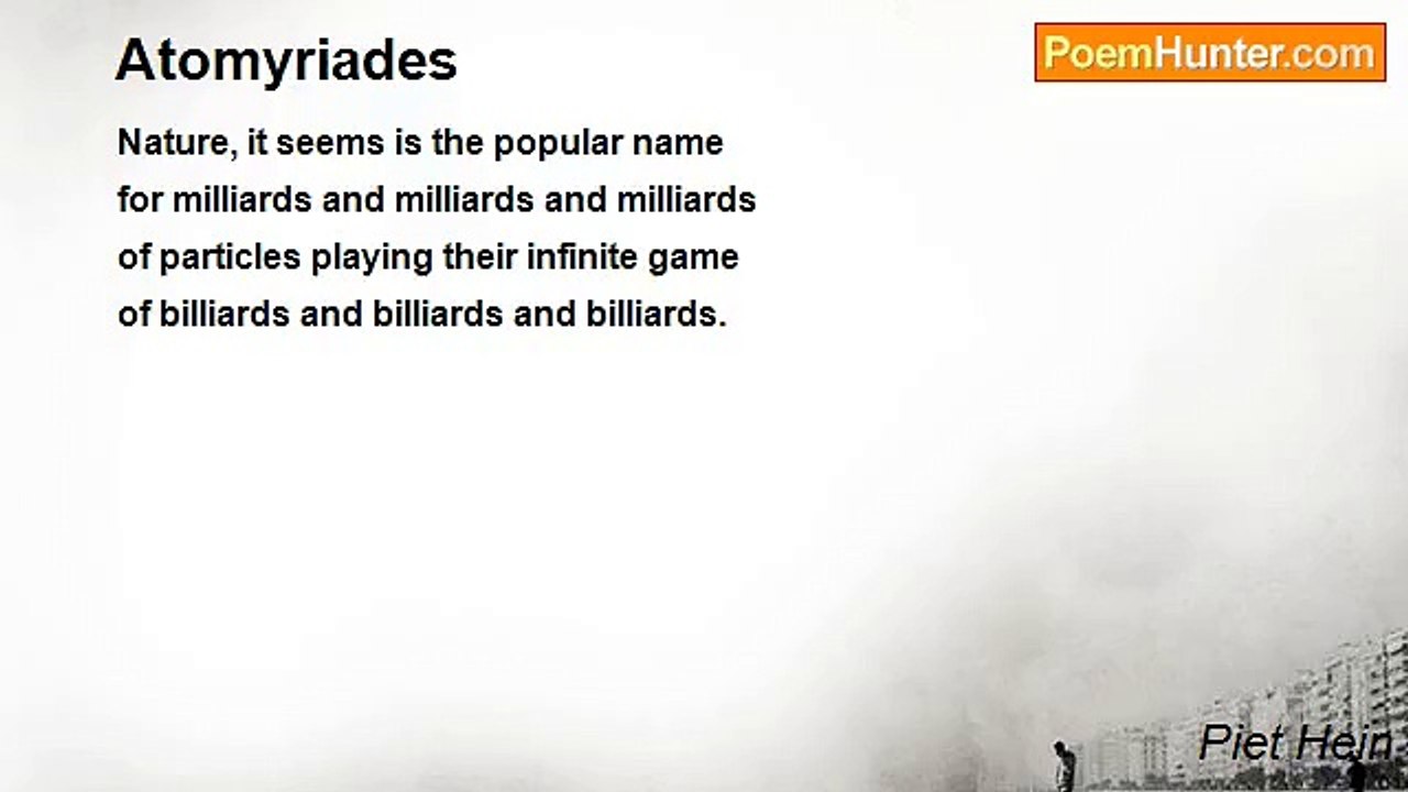 Piet Hein - Atomyriades