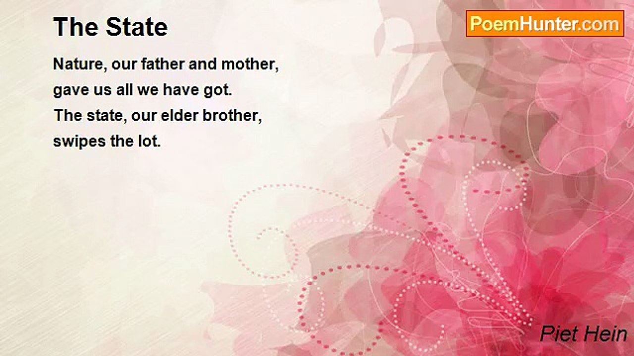 Piet Hein - The State