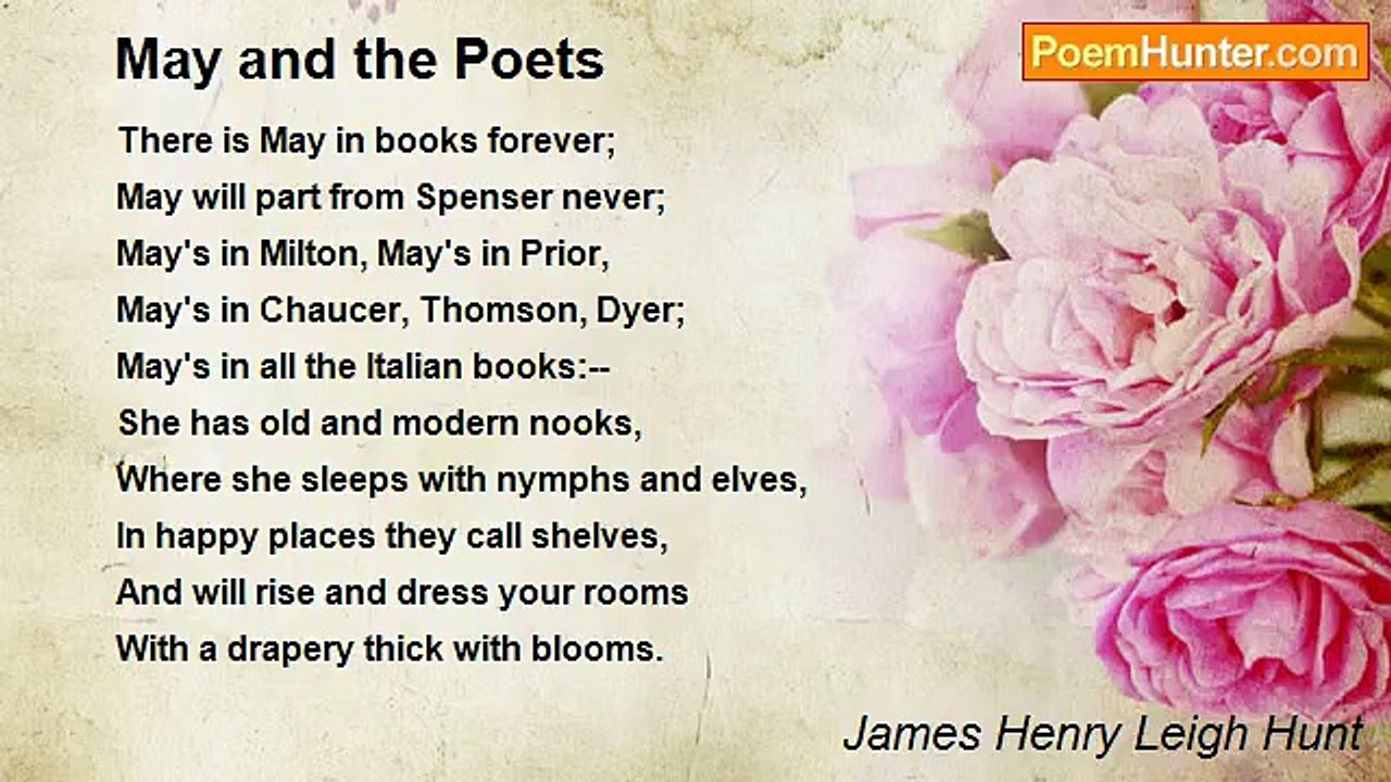 James Henry Leigh Hunt - May and the Poets