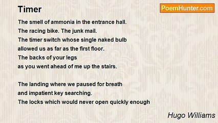 Hugo Williams - Timer