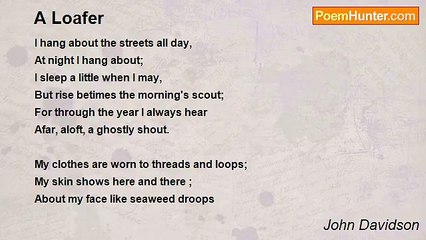 John Davidson - A Loafer