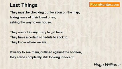 Hugo Williams - Last Things
