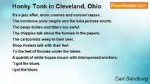 Carl Sandburg - Honky Tonk in Cleveland, Ohio