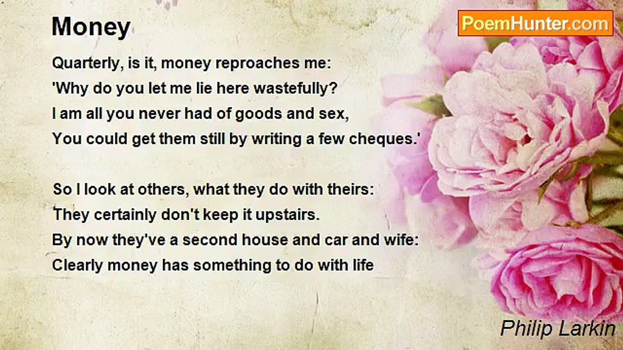 Philip Larkin - Money