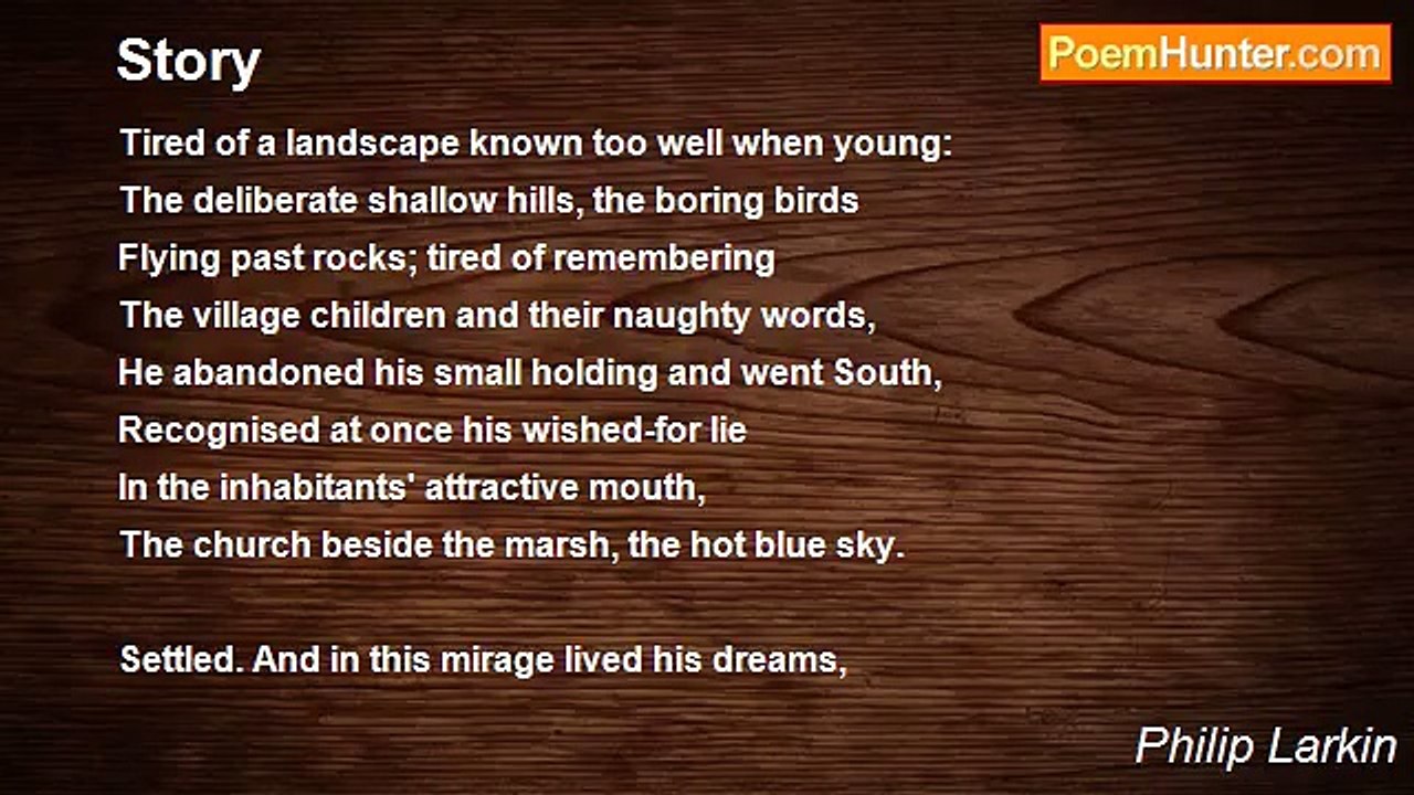 Philip Larkin - Story