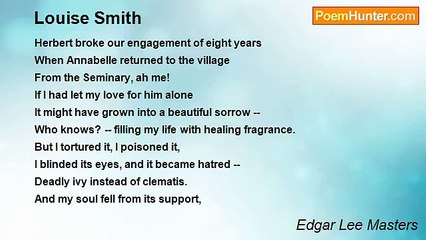 Edgar Lee Masters - Louise Smith