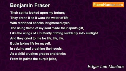 Edgar Lee Masters - Benjamin Fraser