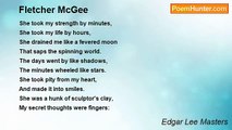 Edgar Lee Masters - Fletcher McGee