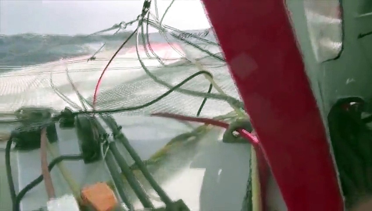 35 noeuds à bord de Prince de Bretagne, ça déco...