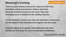 David McKee Wright - Shearing's Coming