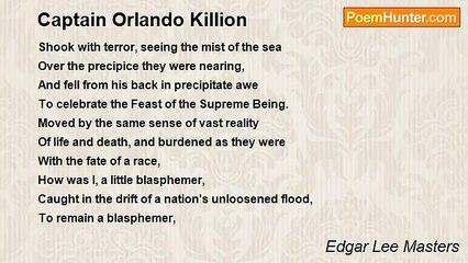 Edgar Lee Masters - Captain Orlando Killion