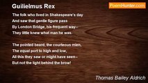 Thomas Bailey Aldrich - Guilielmus Rex