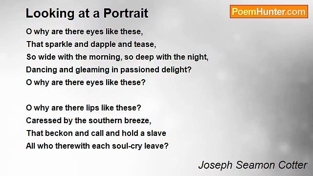 Joseph Seamon Cotter - Looking at a Portrait