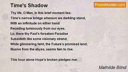 Mathilde Blind - Time's Shadow