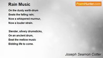 Joseph Seamon Cotter - Rain Music