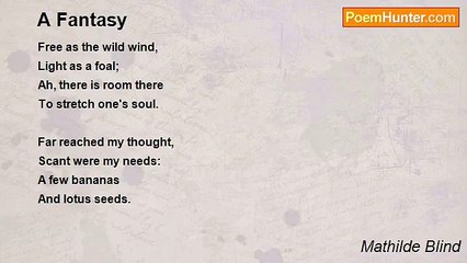 Mathilde Blind - A Fantasy