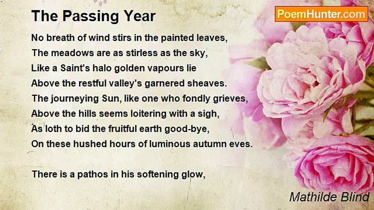 Mathilde Blind - The Passing Year