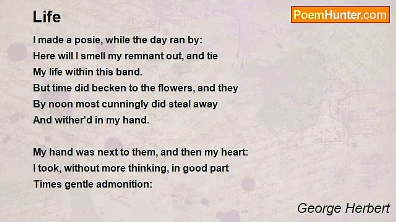 George Herbert - Life