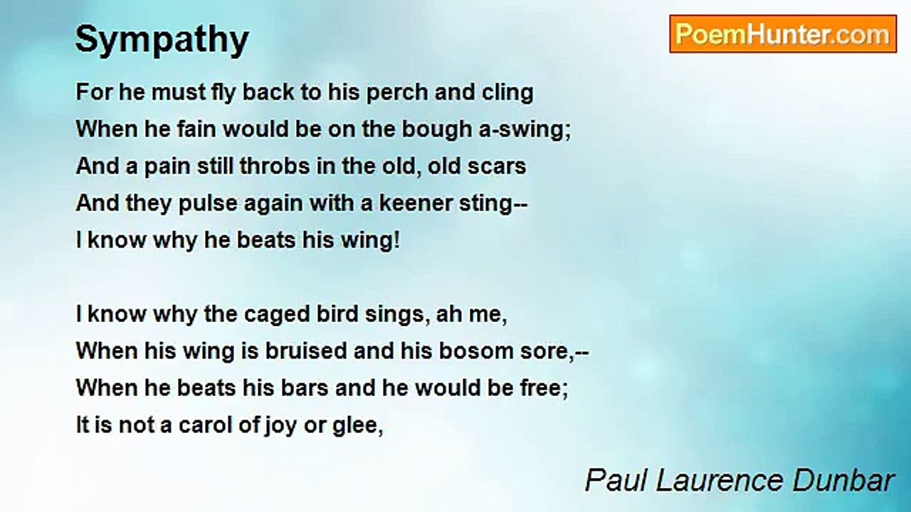 Paul Laurence Dunbar - Sympathy