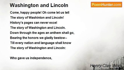 Henry Clay Work - Washington and Lincoln