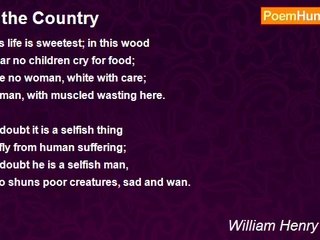 William Henry Davies - In the Country