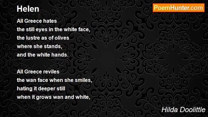 Hilda Doolittle - Helen