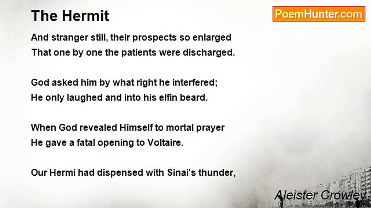 Aleister Crowley - The Hermit