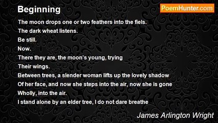 James Arlington Wright - Beginning