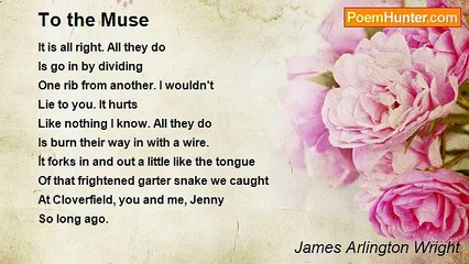James Arlington Wright - To the Muse