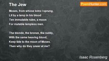 Isaac Rosenberg - The Jew