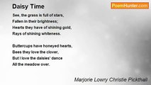 Marjorie Lowry Christie Pickthall - Daisy Time