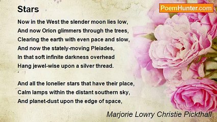 Marjorie Lowry Christie Pickthall - Stars