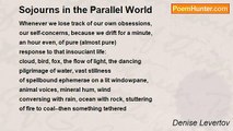 Denise Levertov - Sojourns in the Parallel World