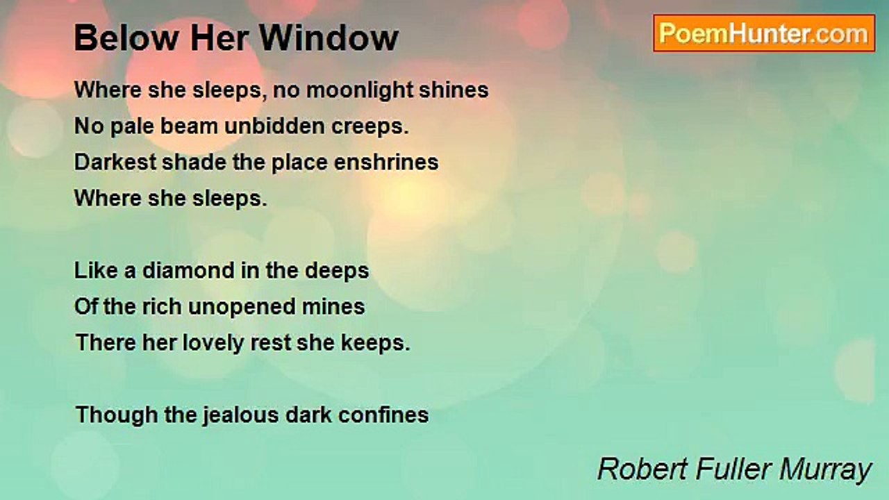 Robert Fuller Murray - Below Her Window