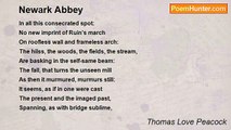 Thomas Love Peacock - Newark Abbey