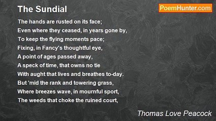 Thomas Love Peacock - The Sundial