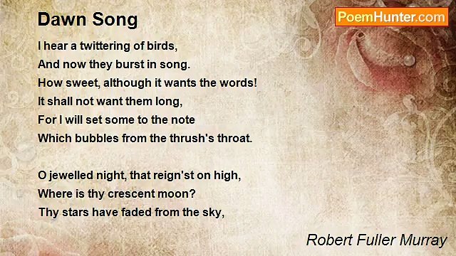 Robert Fuller Murray - Dawn Song