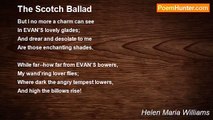 Helen Maria Williams - The Scotch Ballad