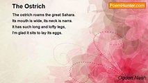 Ogden Nash - The Ostrich